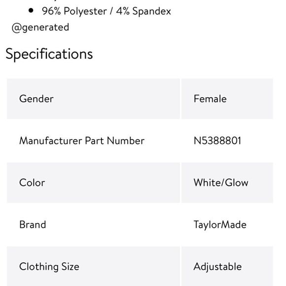 Taylor Made Golf Hat  - Picture 3 of 13